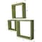 Ekena Millwork Square, Open Back, Vintage Farmhouse Shadow Box Shelves, Barnwood Decor Collection, PK3 DECR15SBSQOBGR - alternate 4